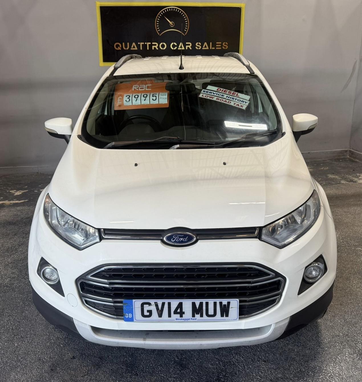 Ford EcoSport 1.5 TDCi Titanium SUV 5dr Diesel Manual 2WD Euro 5 (90 ps)