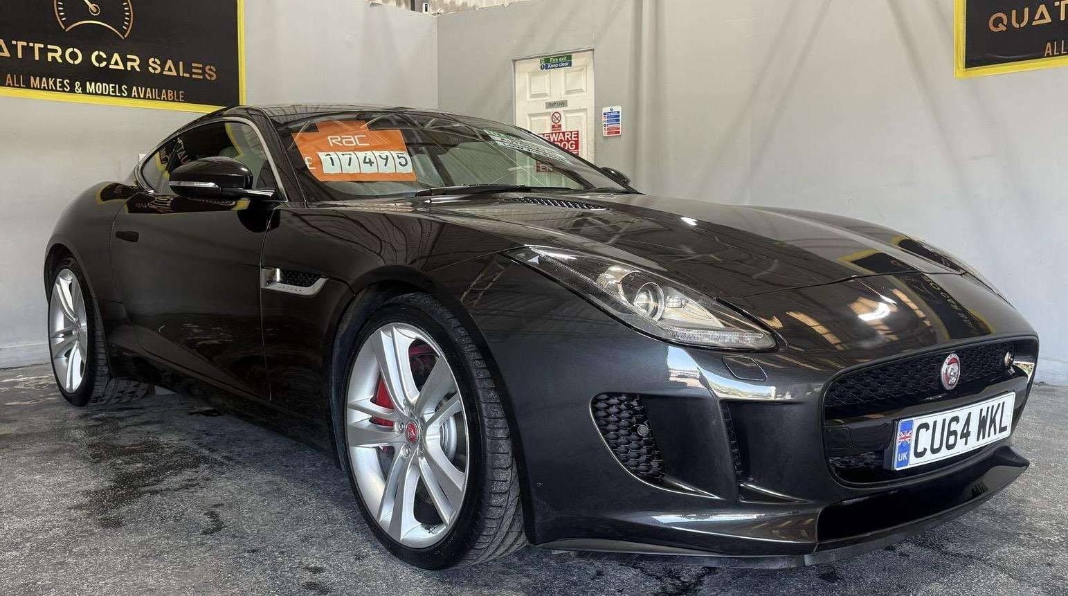 Jaguar F-Type 3.0 V6 S Coupe 2dr Petrol Auto Euro 5 (s/s) (380 ps)