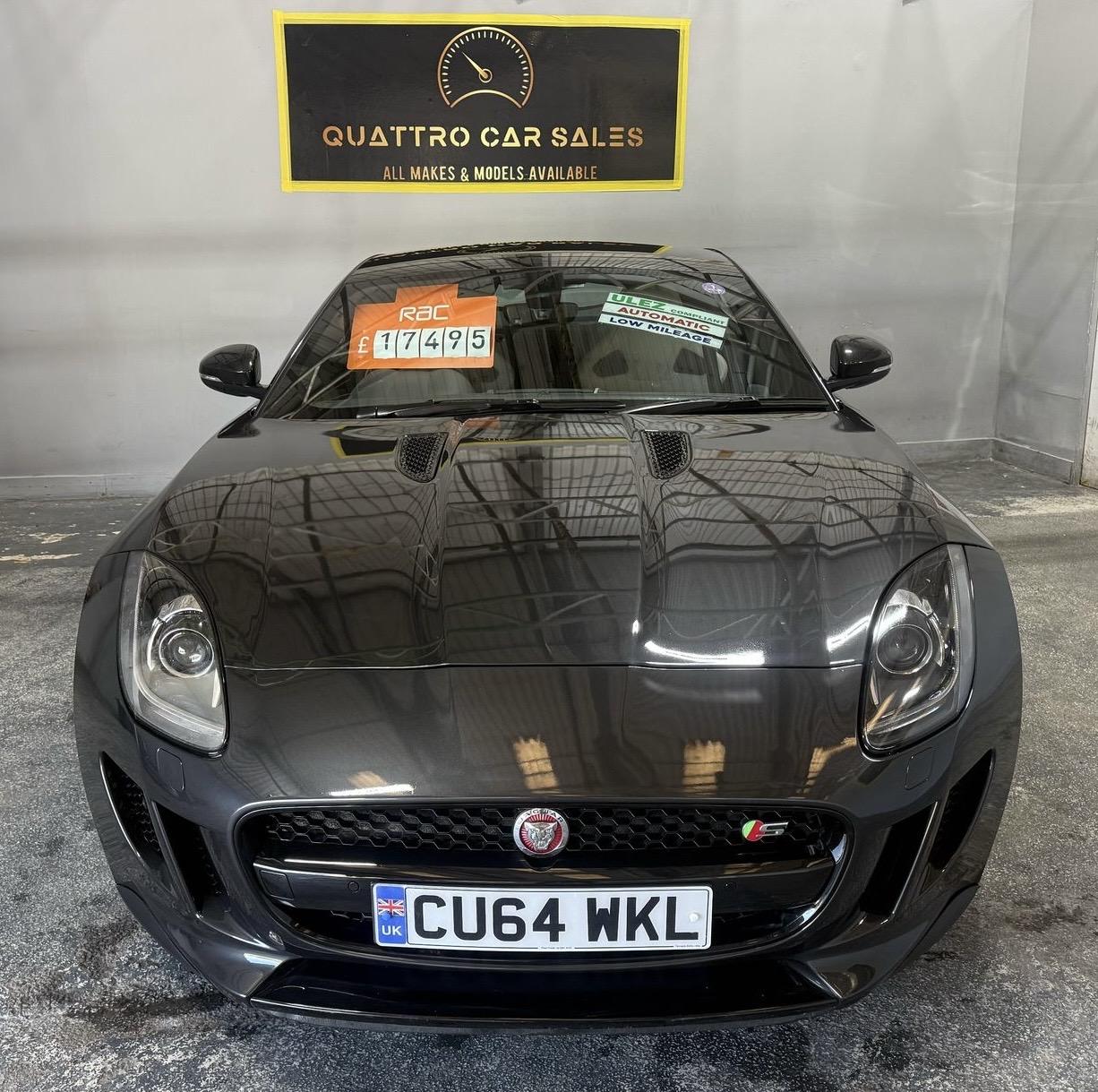 Jaguar F-Type 3.0 V6 S Coupe 2dr Petrol Auto Euro 5 (s/s) (380 ps)