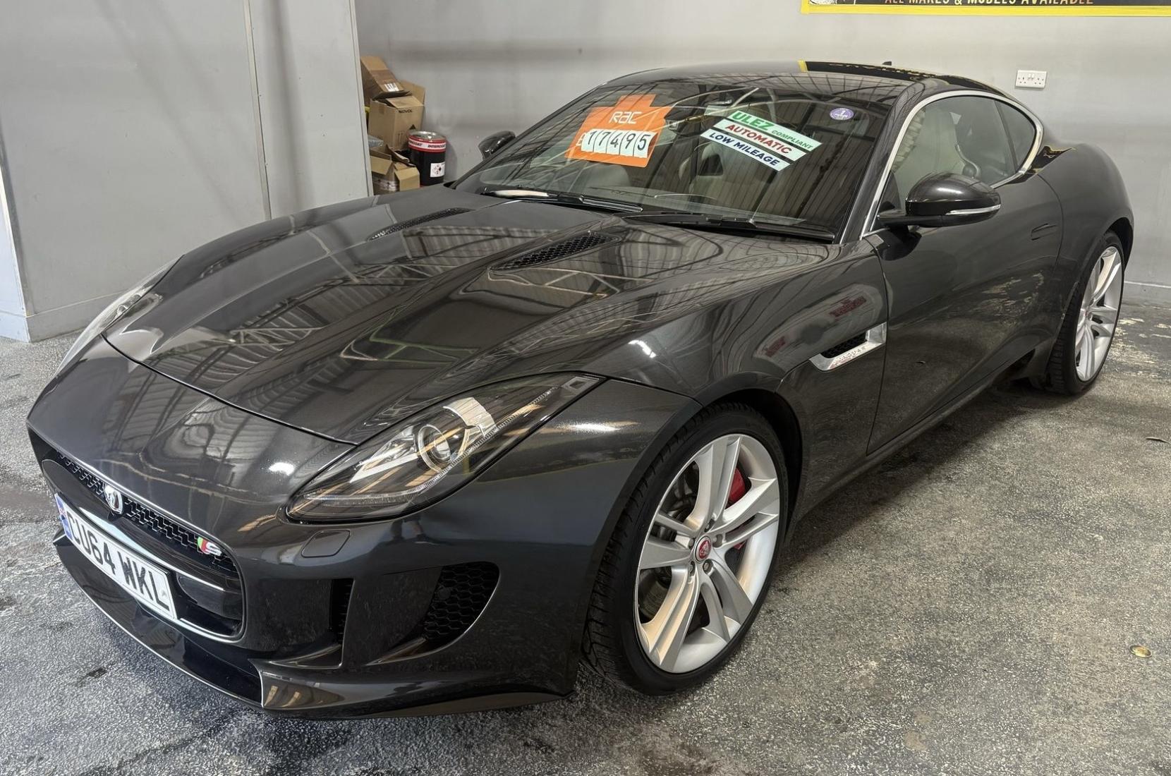 Jaguar F-Type 3.0 V6 S Coupe 2dr Petrol Auto Euro 5 (s/s) (380 ps)