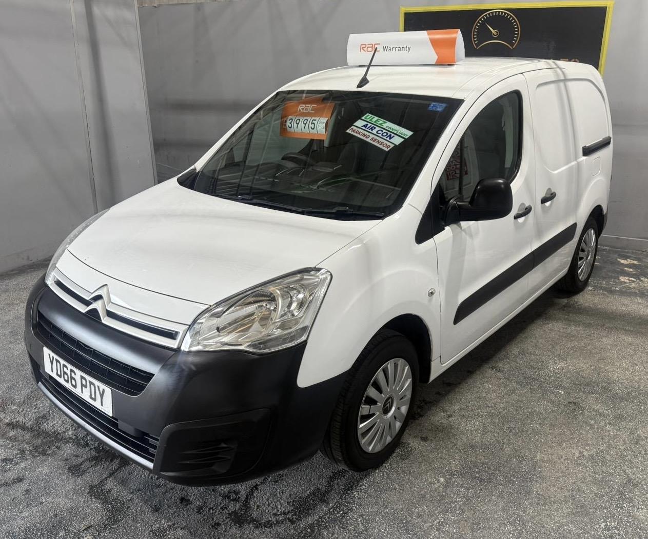 Citroen Berlingo 1.6 BlueHDi 625 Enterprise Panel Van 5dr Diesel Manual L1 (112 g/km, 75 bhp)