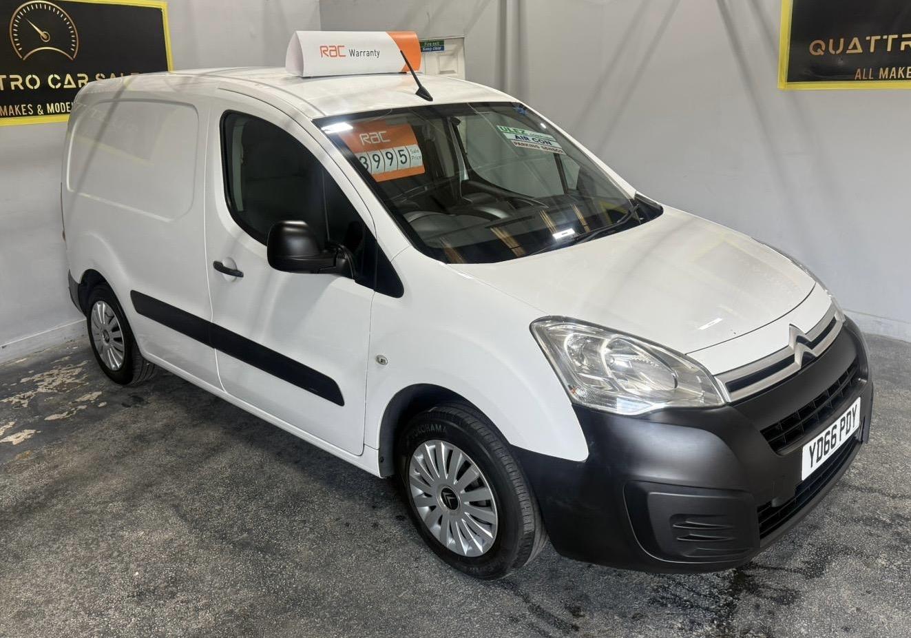 Citroen Berlingo 1.6 BlueHDi 625 Enterprise Panel Van 5dr Diesel Manual L1 (112 g/km, 75 bhp)