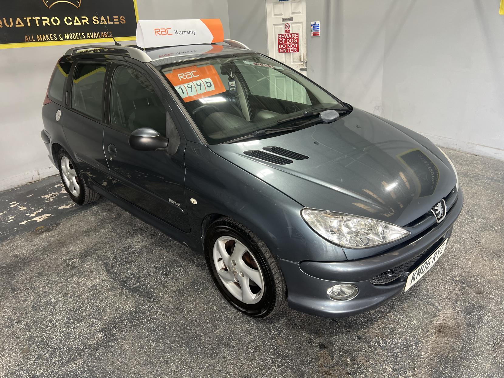 Peugeot 206 SW 1.6 HDi Verve Estate 5dr Diesel Manual (126 g/km, 110 bhp)