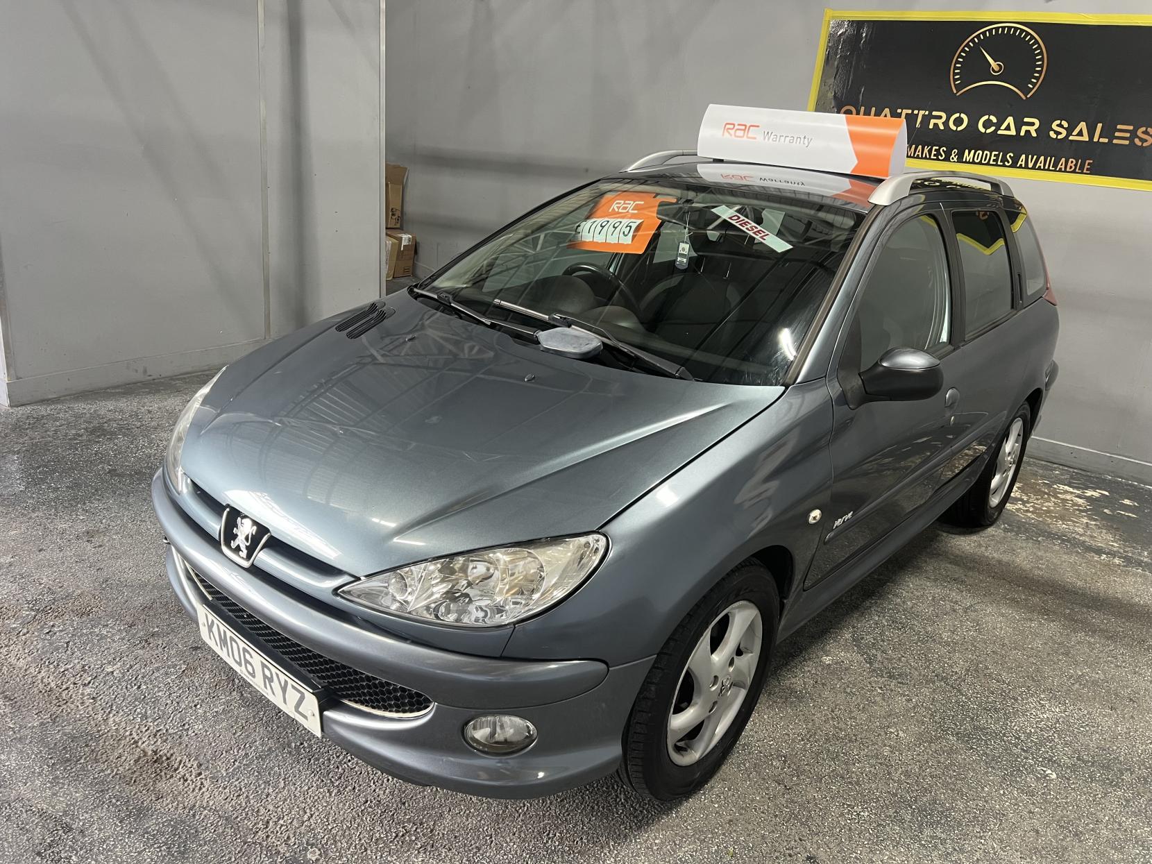 Peugeot 206 SW 1.6 HDi Verve Estate 5dr Diesel Manual (126 g/km, 110 bhp)